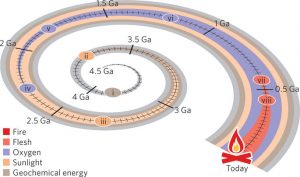 Espiral evolución de la energía