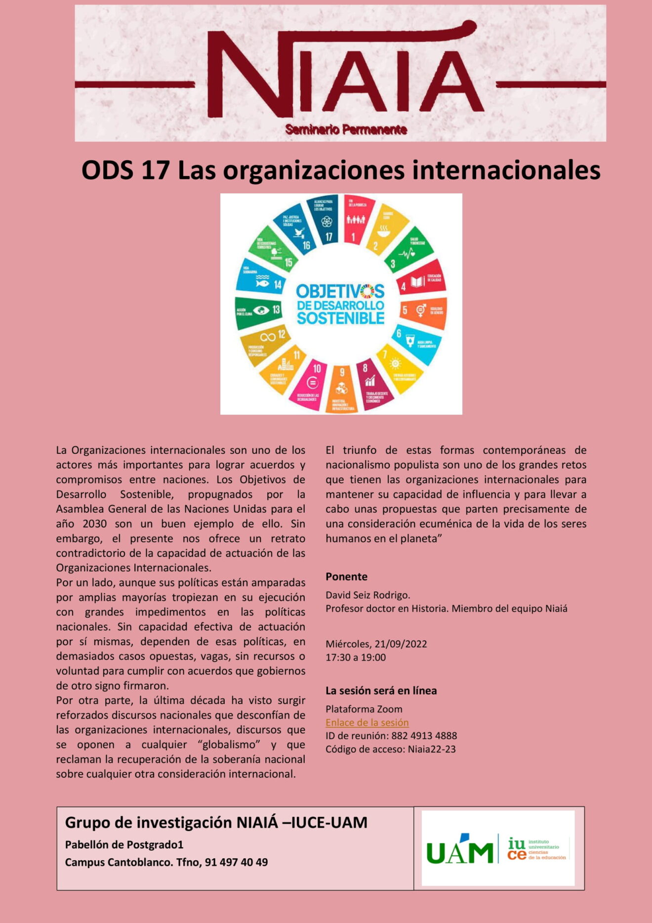 Ods 17 Las Organizaciones Internacionales NiaiÁ